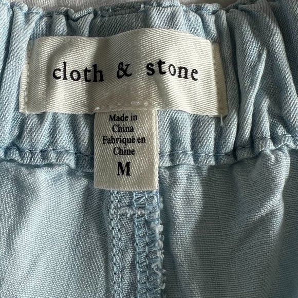 NWT Anthropologie + Cloth & Stone Pleated Wide-Leg Pants - Picture 5 of 8